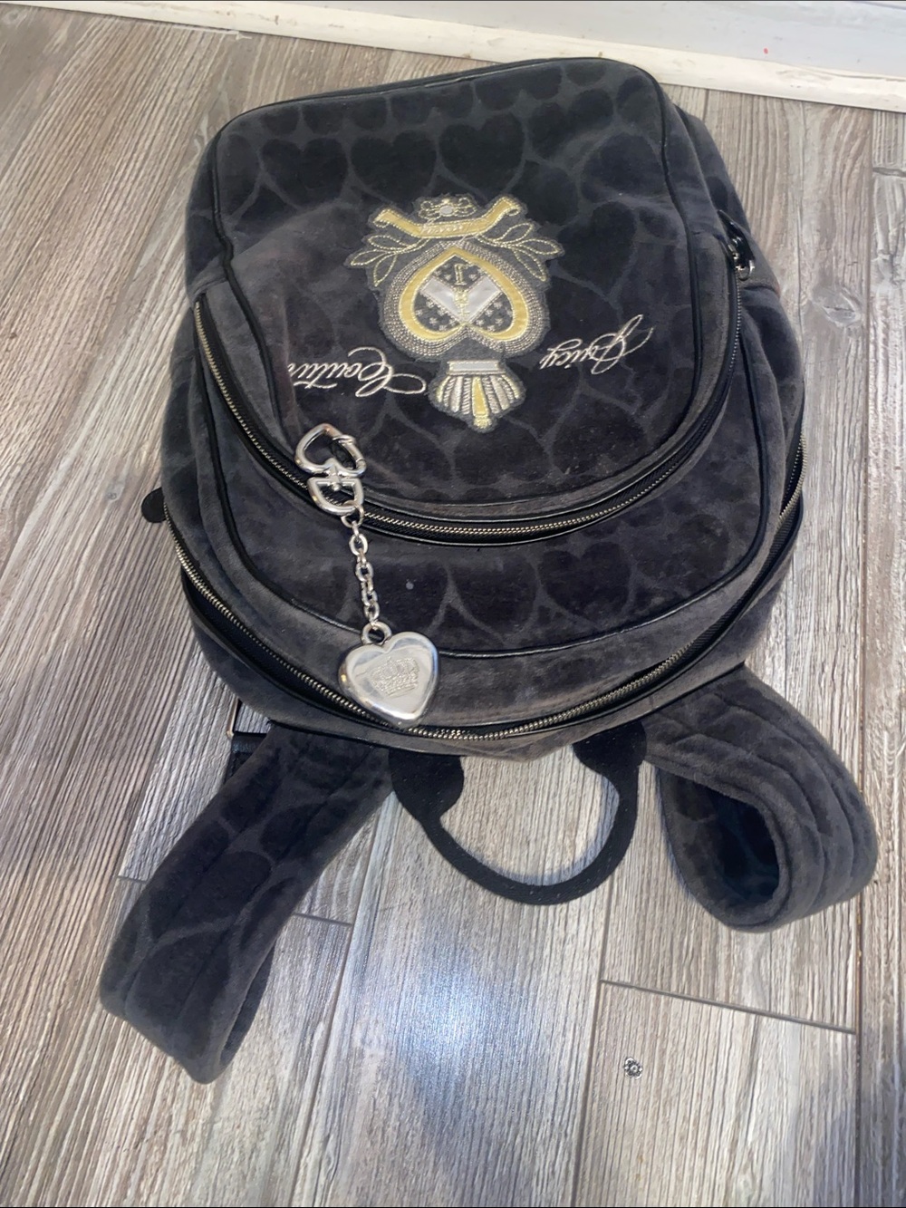 Rare Vintage Y2K Juicy Couture Velour Backpack - Picture 15 of 17